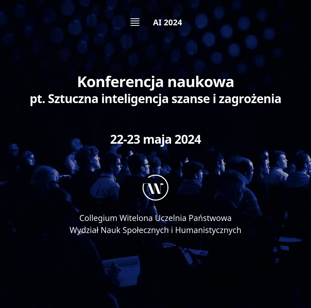 We invite you to the conference "Artificial Intelligence - opportunities and threats" - this Wednesday!